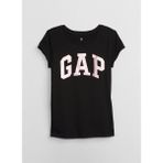 Gap Baskılı Siyah Kız Çocuk T-Shirt 460525000 - XL