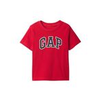 GAP Bebek Genç Erkek Kısa Kollu Logo Tişört, Modern Kırmızı, 18-24 Ay