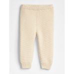 Gap Bebek Kırık Beyaz Örme Jogger Eşofman Altı - 6 - 12 Ay