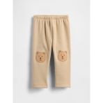 Gap Bebek Krem Pull-On Cozy Astarlı Pantolon - 0 - 3 Ay