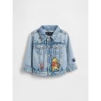 Gap Bebek Mavi Winnie The Pooh Icon Denim Ceket - 0 - 3 Ay
