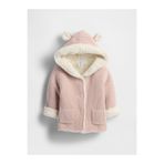 GAP Bebek Pembe Sherpa Astarlı Yün Ceket