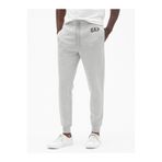GAP Erkek Açık Gri Logo Fleece Jogger Eşofman Altı