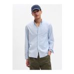 GAP Erkek Açık Mavi Standart Fit Oxford Gömlek