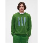 Gap Erkek Açık Yeşil Logo Fleece Sweatshirt - XL