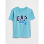 GAP Erkek Bebek Açık Mavi Logo T-Shirt, 4 Yaş
