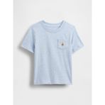 Gap Erkek Bebek Açık Mavi Mix & Match Pocket T-Shirt - 12 - 18 Ay