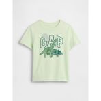 Gap Erkek Bebek Açık Yeşil Grafik Baskılı T-Shirt - 5 Yaş