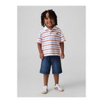 GAP Erkek Bebek Beyaz Brannan Bear Polo T-Shirt