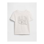 GAP Erkek Bebek Beyaz Grafik Baskılı T-Shirt