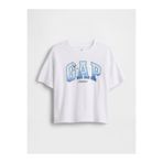 GAP Erkek Bebek Beyaz İstanbul Logo Grafik Baskılı T-Shirt
