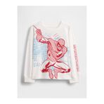 GAP Erkek Bebek Beyaz Marvel Grafik Baskılı T-Shirt