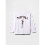 Gap Erkek Bebek Beyaz Messi Grafik T-Shirt - 5 Yaş