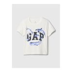 GAP Erkek Bebek Beyaz Mix and Match Grafikli T-Shirt