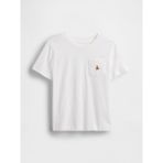 Gap Erkek Bebek Beyaz Mix & Match Pocket T-Shirt - 4 Yaş