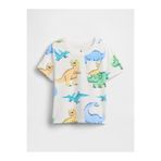 GAP Erkek Bebek Beyaz Mix & Match Pocket T-Shirt