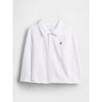 Gap Erkek Bebek Beyaz Organik Pamuk Polo T-Shirt - 3 Yaş