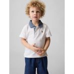 Gap Erkek Bebek Beyaz Organik Pamuk Polo T-Shirt - 5 Yaş
