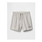 GAP Erkek Bebek Gri Gap Logo Havlu Kumaş Relaxed Pull-On Şort