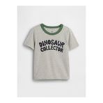 GAP Erkek Bebek Gri Mix & Match Grafik Baskılı T-Shirt