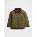 Gap Erkek Bebek Haki Kapitone Barn Ceket - Yeşil - 4 Yaş