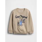 Gap Erkek Bebek Kahverengi Vintagesoft Grafik Baskılı Sweatshirt - 5 Yaş