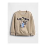 GAP Erkek Bebek Kahverengi VintageSoft Grafik Baskılı Sweatshirt