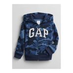 GAP Erkek Bebek Kamuflaj Logo Baskılı Sweatshirt