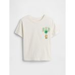 Gap Erkek Bebek Kırık Beyaz Babygap | Peanuts Grafik T-Shirt - 5 Yaş