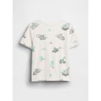 Gap Erkek Bebek Kırık Beyaz Mix & Match Pocket T-Shirt - 18 - 24 Ay
