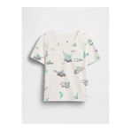 GAP Erkek Bebek Kırık Beyaz Mix & Match Pocket T-Shirt