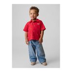 GAP Erkek Bebek Kırmızı Brannan Bear Polo T-Shirt