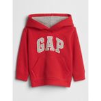 Gap Erkek Bebek Kırmızı Gap Logo Fransız Havlu Kumaş Sweatshirt - 3 Yaş