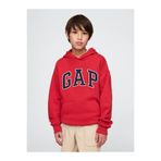 GAP Erkek Bebek Kırmızı Relaxed Logo Sweatshirt