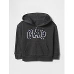 Gap Erkek Bebek Koyu Gri Gap Logo Relaxed Fermuarlı Sweatshirt - 12 - 18 Ay