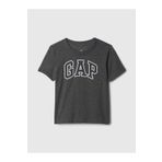 GAP Erkek Bebek Koyu Gri Logo T-shirt