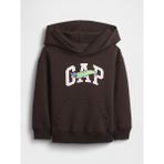 Gap Erkek Bebek Koyu Kahverengi Relaxed Vintagesoft Hot Wheels Logo Sweatshirt - 6 - 12 Ay