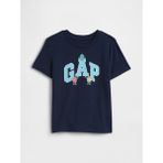 Gap Erkek Bebek Lacivert Babygap Logo T-Shirt Kısa Kol Pamuklu Rahat Kesim - 4 Yaş