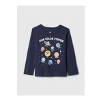 GAP Erkek Bebek Lacivert Mix and Match Grafikli T-Shirt