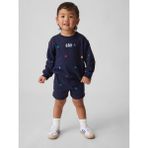 Gap Erkek Bebek Lacivert Vintagesoft Fransız Havlu Kumaş Sweat Seti - 12 - 18 Ay