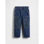 Gap Erkek Bebek Mavi Pull-On Baggy Carpenter Jean Pantolon - 3 Yaş