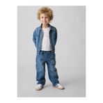 GAP Erkek Bebek Mavi Pull-On Baggy Kargo Jean Pantolon