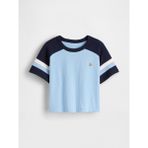 Gap Erkek Bebek Mavi Raglan Futbol T-Shirt - 6 - 12 Ay