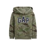 GAP Erkek Bebek Oyun Zamanı Favoriler Logo Kazak Kapüşonlu Sweatshirt, Mesculen Yeşil, 18-24 Months