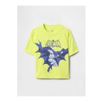 GAP Erkek Bebek Sarı Dc™ Batman Grafikli Oversize T-shirt