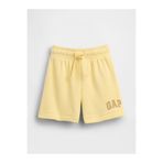 GAP Erkek Bebek Sarı Logo Pull-On Fransız Havlu Kumaş Şort
