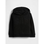 Gap Erkek Bebek Siyah Gap Logo Sherpa Fermuarlı Sweatshirt - 12 - 18 Ay