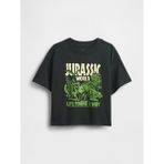 GAP Erkek Bebek Siyah Oversized Grafik T-Shirt, 12-18 Ay