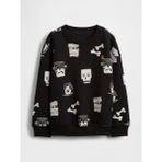 Gap Erkek Bebek Siyah Vintagesoft Halloween Sweatshirt - 6 - 12 Ay