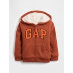 Gap Erkek Bebek Turuncu Gap Logo Sherpa Fermuarlı Sweatshirt - 12 - 18 Ay